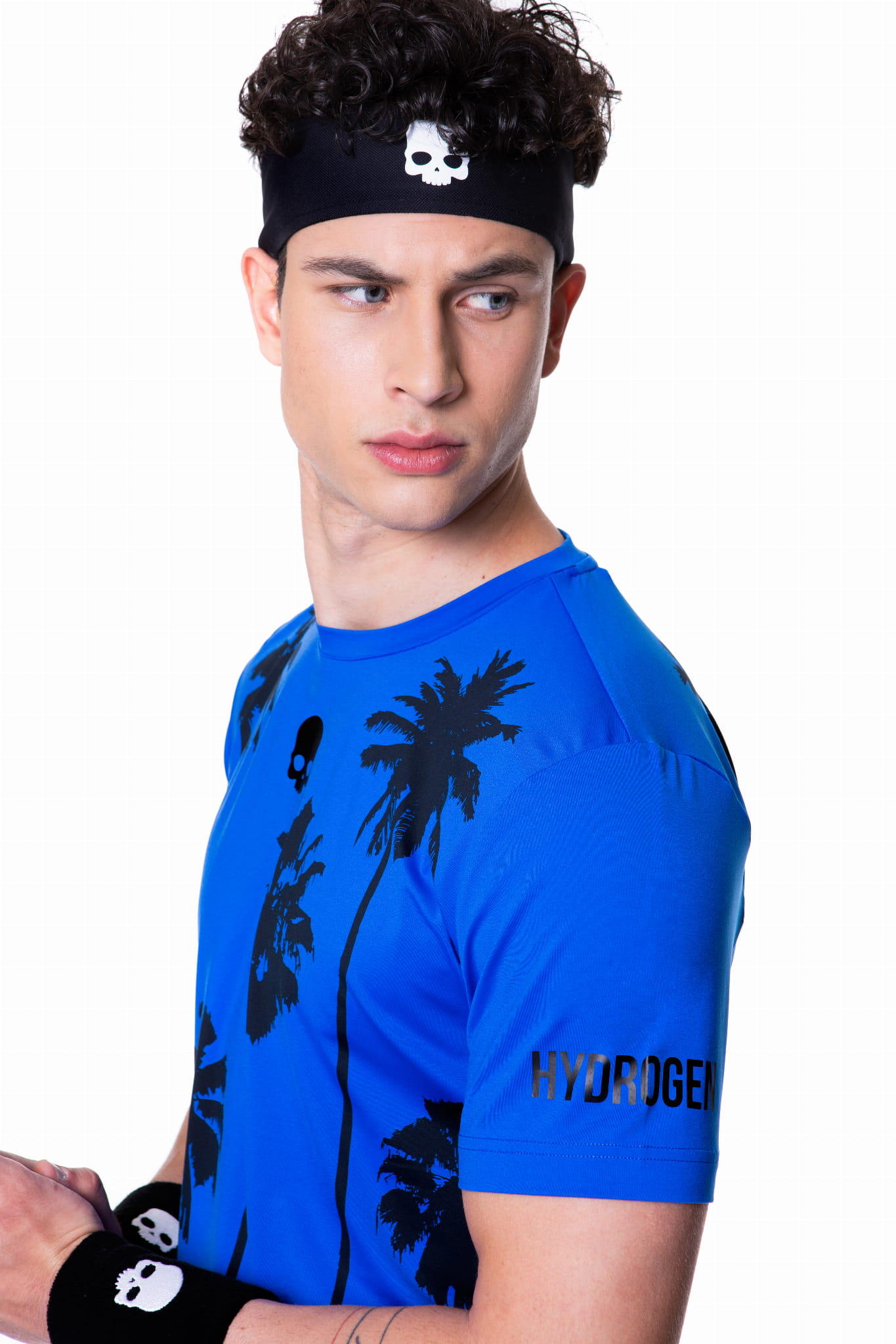 Koszulka tenisowa męska z krótkim rękawem Hydrogen Palm tech tee 4/5
