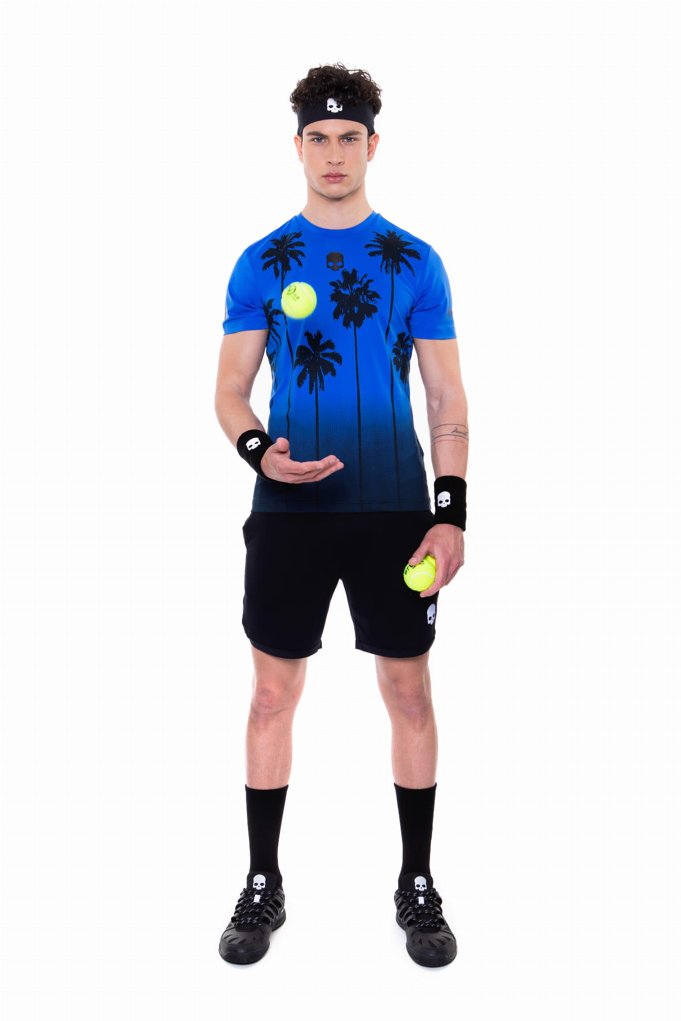 Koszulka tenisowa męska z krótkim rękawem Hydrogen Palm tech tee 5/5