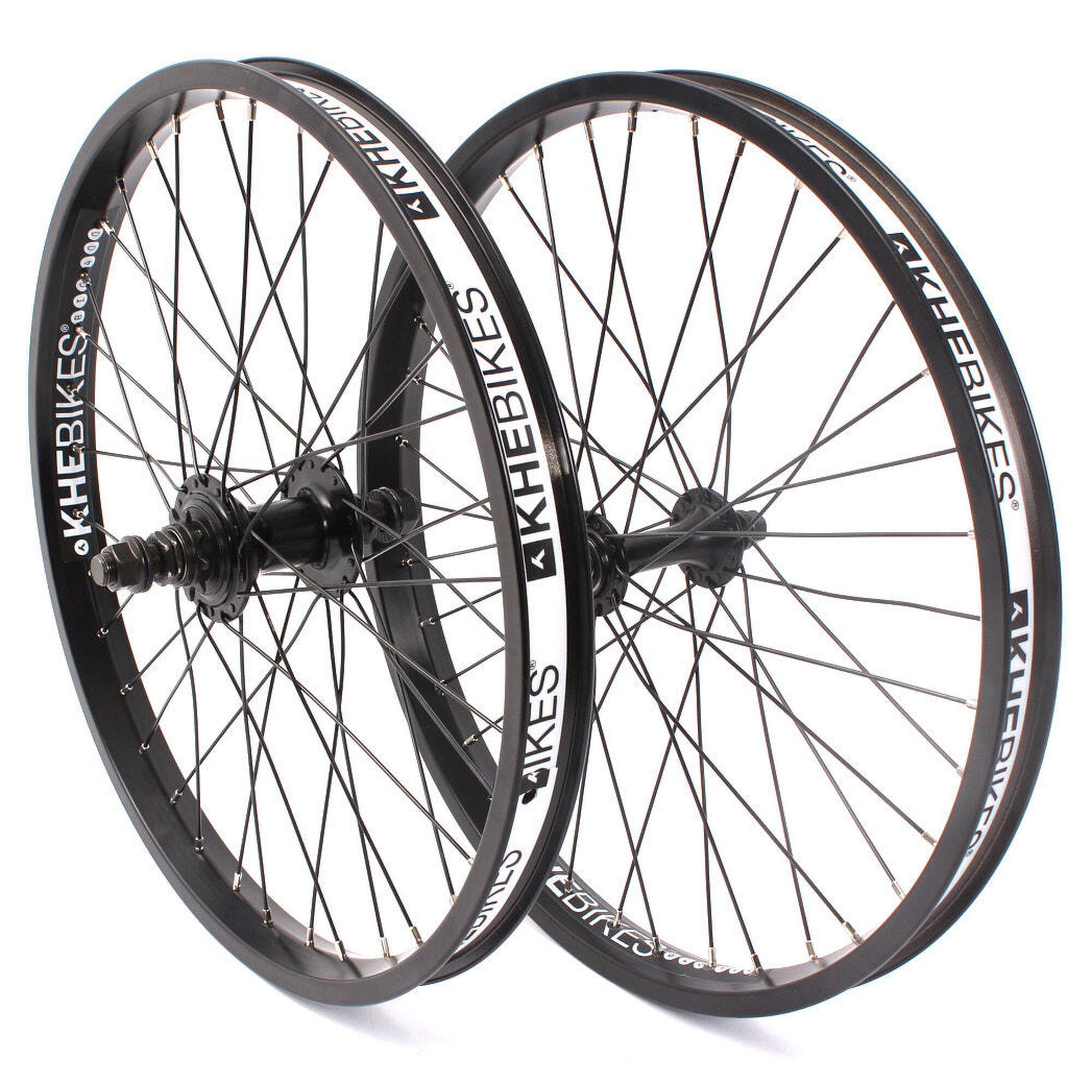 Zestaw Kołowy Bmx Mvp 20 Cali Czarny 10/14Mm S/B Khebikes