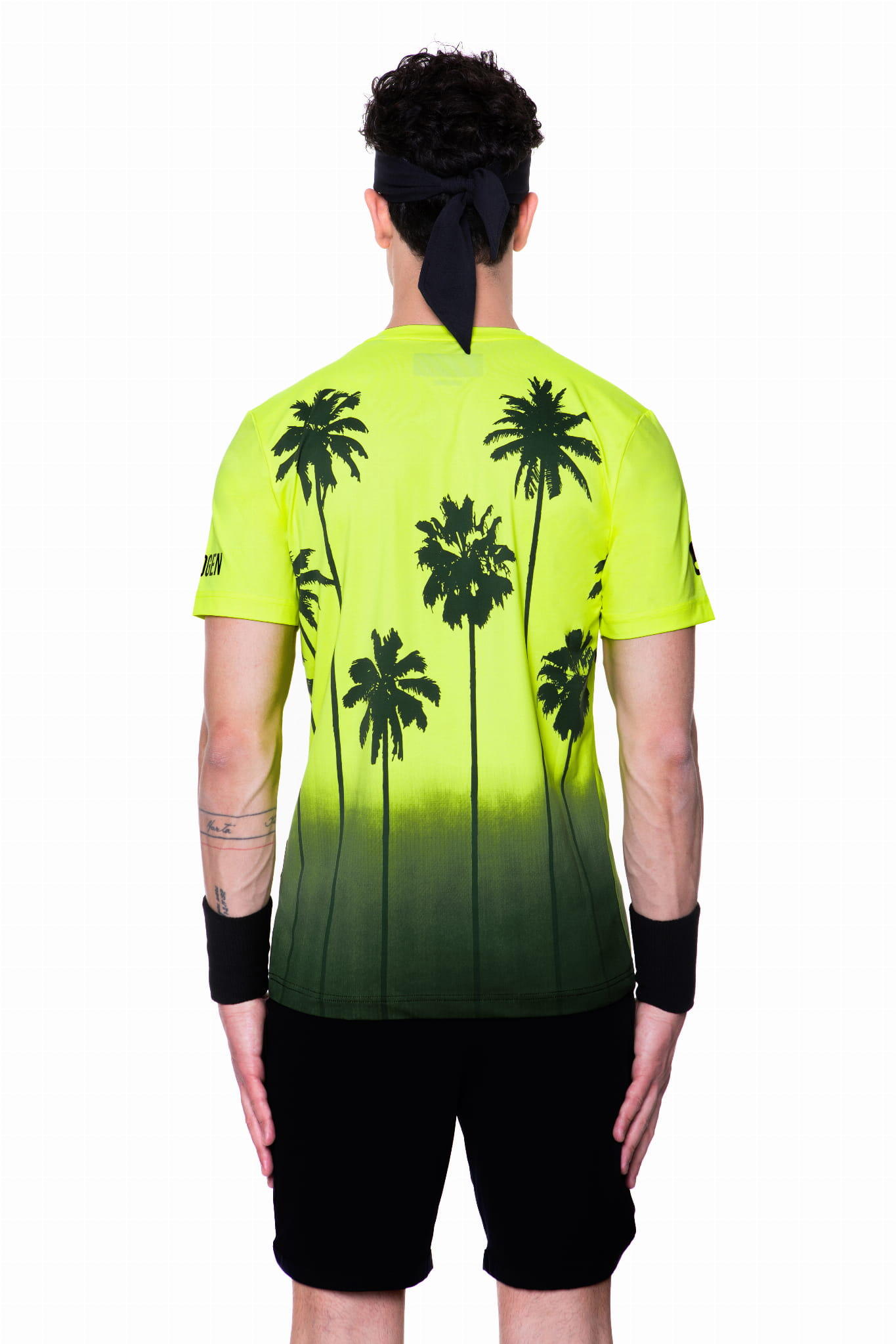 Koszulka tenisowa męska z krótkim rękawem Hydrogen Palm tech tee 2/5