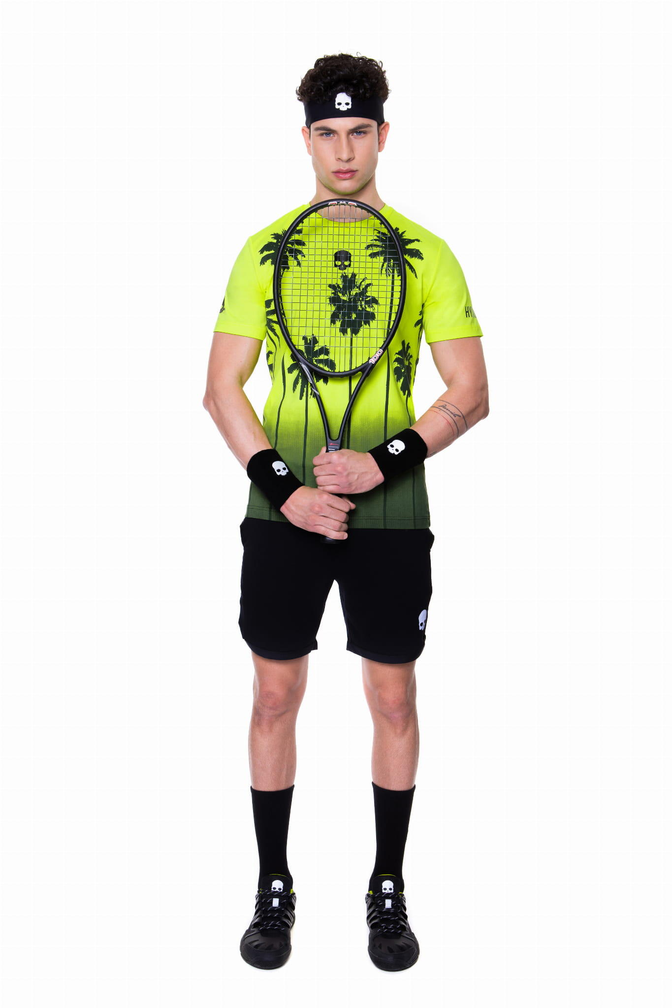 Koszulka tenisowa męska z krótkim rękawem Hydrogen Palm tech tee 5/5
