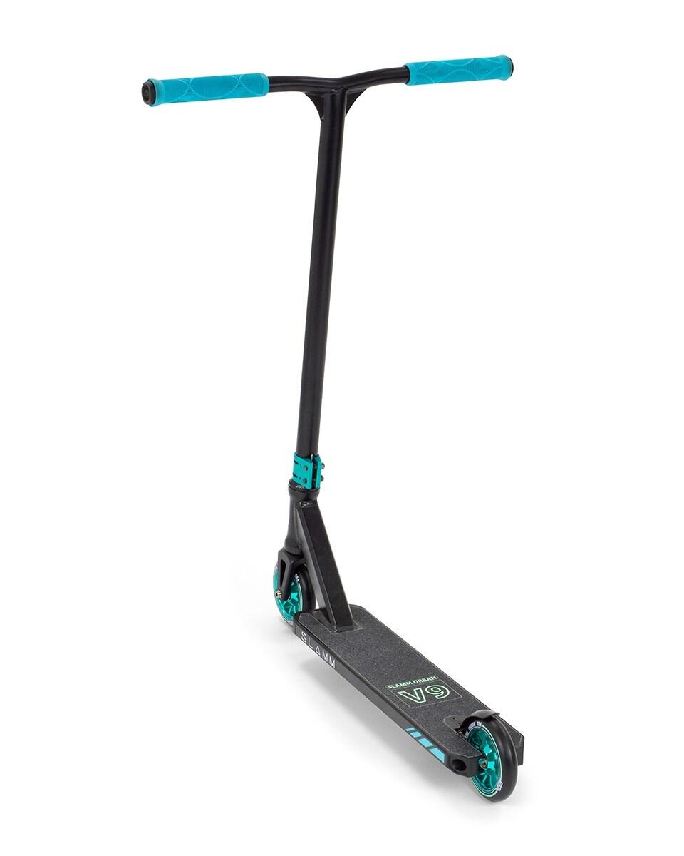 Slamm Urban V9 Stuntstep Teal black 3/3