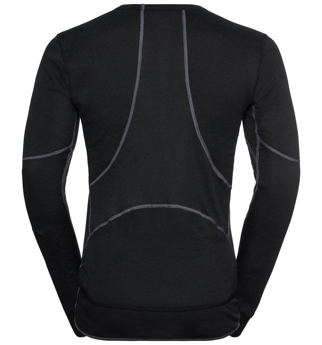 BL TOP CREW NECK L/S ACTIVE X WARM ECO - BLACK 4/7