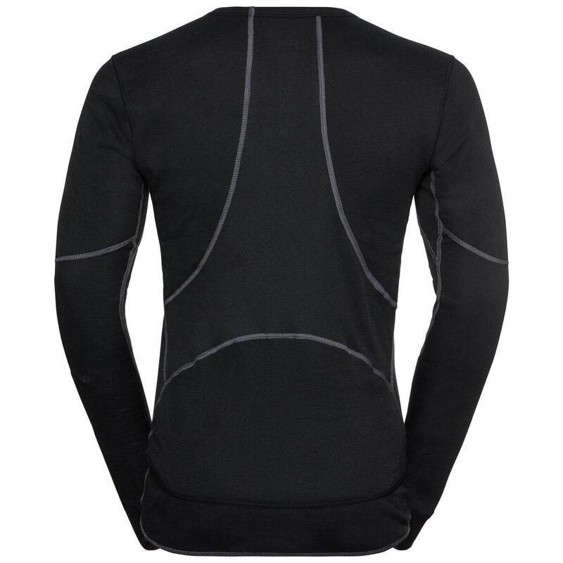 BL TOP CREW NECK L/S ACTIVE X WARM ECO - BLACK