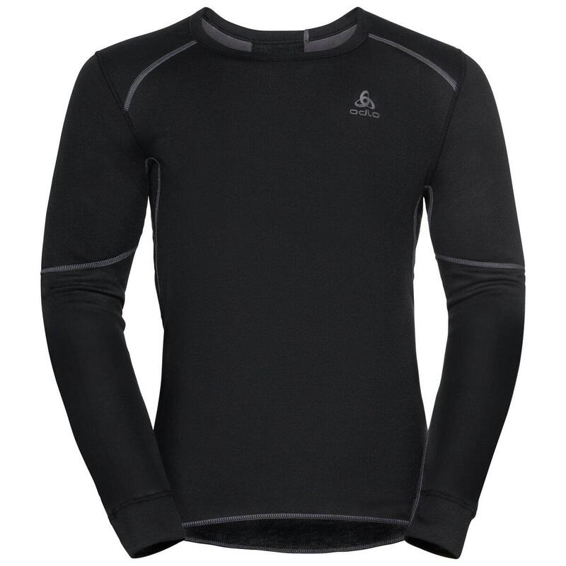 BL TOP CREW NECK L/S ACTIVE X WARM ECO - BLACK