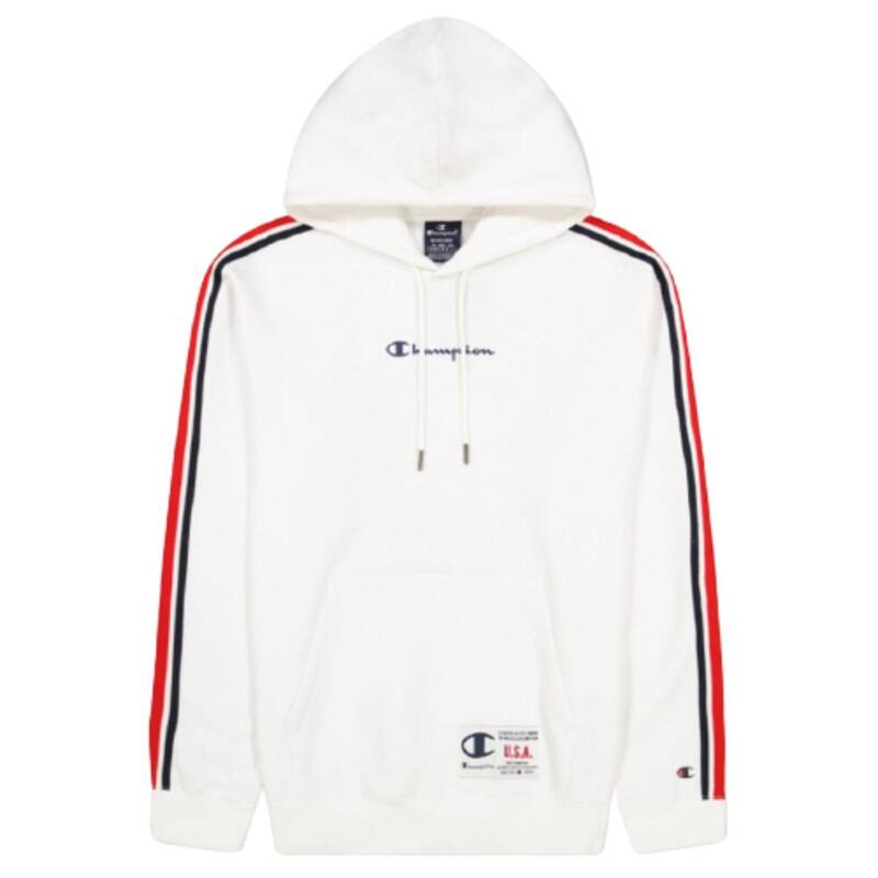 Sudadera con capucha de algodón para hombre CHAMPION LEGACY blanco.