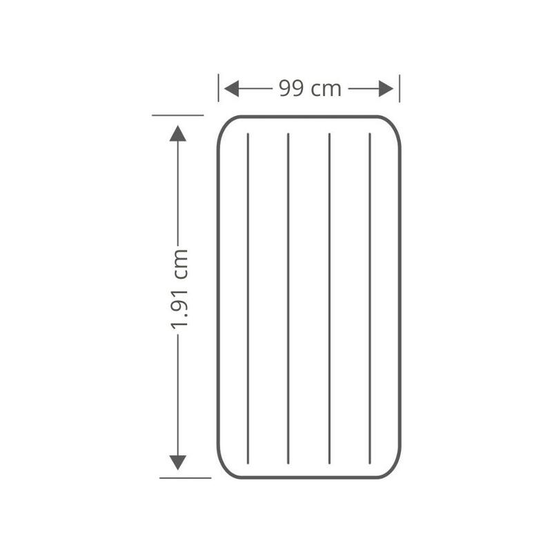 Prestige Downy Jr. Twin Airbed - Lit Gonflable - 191x99x25cm - avec accessoires