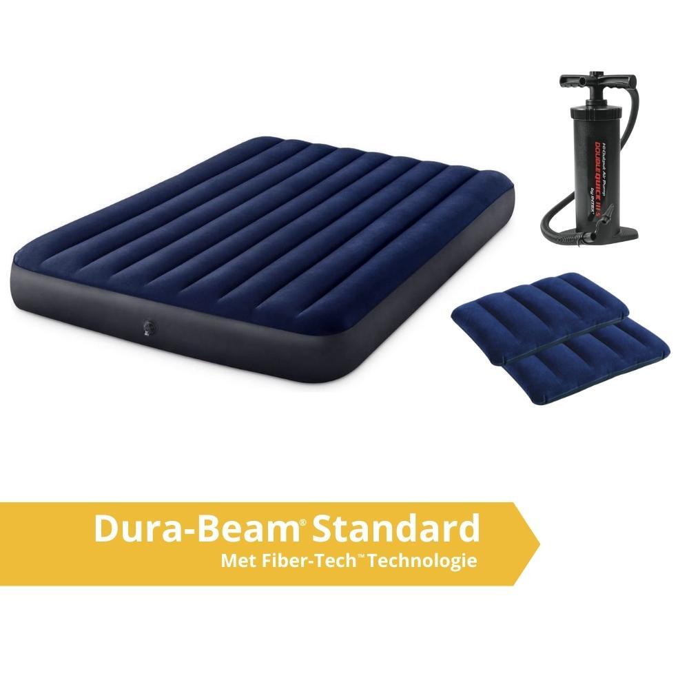 Classic Downy - 2 Persoons Luchtbed - 203x152x25cm - Inclusief accessoires 3/5