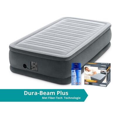 Comfort-plush elevated 'twin' - luchtbed - 191x99x46cm - inclusief accessoires