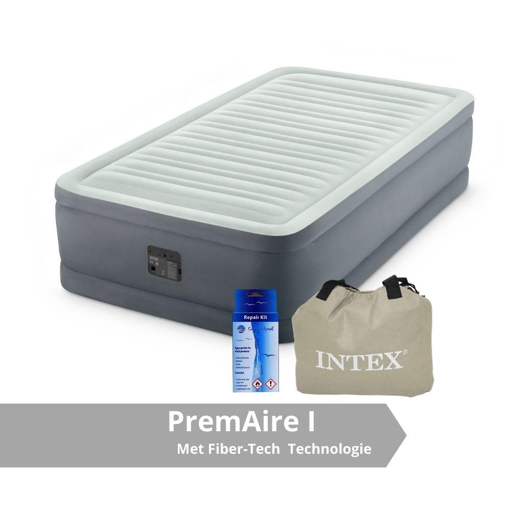 PremAire Twin Airbed - 1 Persoons Luchtbed - 191x99x46cm - Inclusief accessoires 1/5