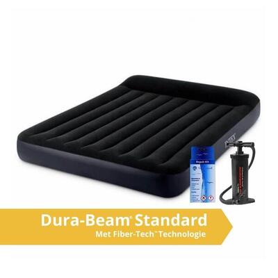 Pillow rest classic - 2 persoons luchtbed - 203x183x25cm - inclusief accessoires