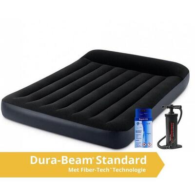 Pillow rest classic - 2 persoons luchtbed - 191x137x25cm - inclusief accessoires