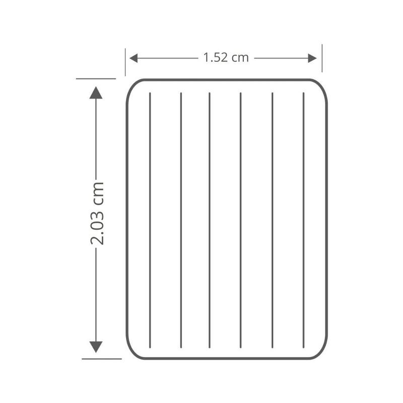 Prestige Downy Jr. Twin Airbed - Lit Gonflable - 203x152x25cm - avec accessoires