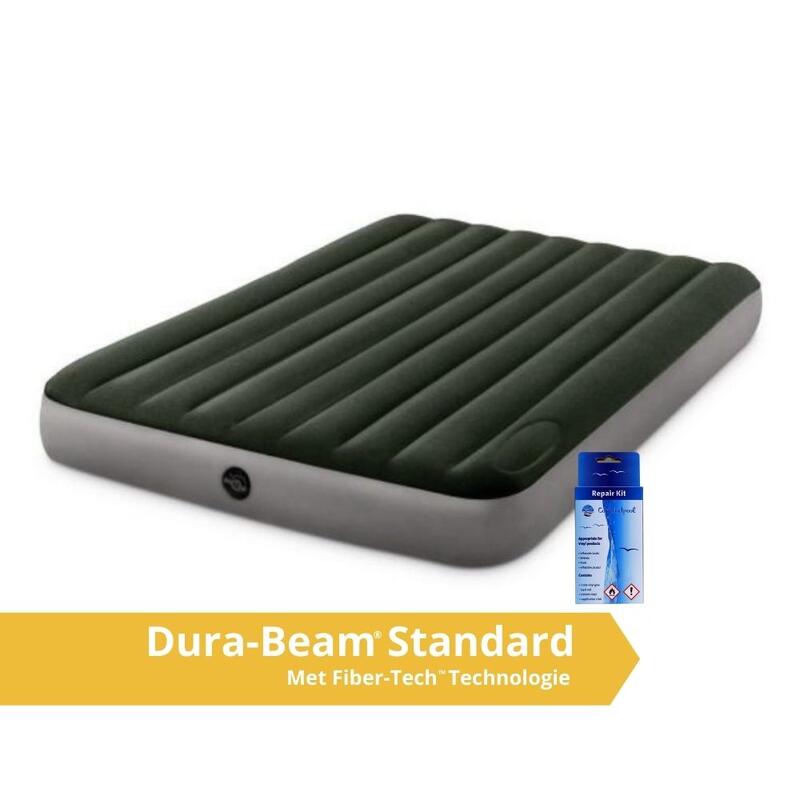 Downy Queen Airbed - Lit Gonflable - 203x152x25cm - avec accessoires