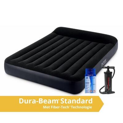 Pillow rest classic - 2 persoons luchtbed - 203x152x25cm - inclusief accessoires