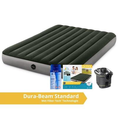 Prestige downy jr. twin airbed - luchtbed - 191x152x25cm - inclusief accessoires