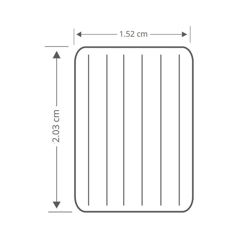 Prestige Downy Jr. Twin Airbed - Lit Gonflable - 191x152x25cm - avec accessoires