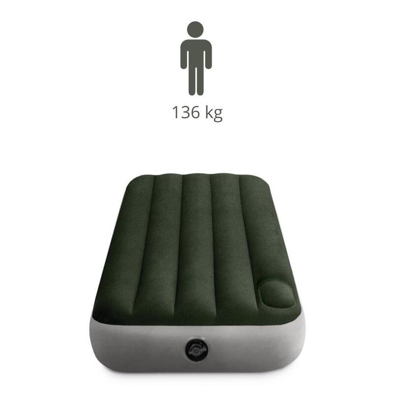 Downy Jr. Twin Airbed - Lit Gonflable - 191x76x25cm - avec accessoires