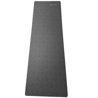 Vloerbeschermingsmat voor fitnesstoestellen - 65x230 cm - zwart