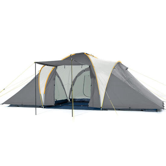 Tente de camping dôme familiale Daytona 6XL - 6 personnes - 3 cabines
