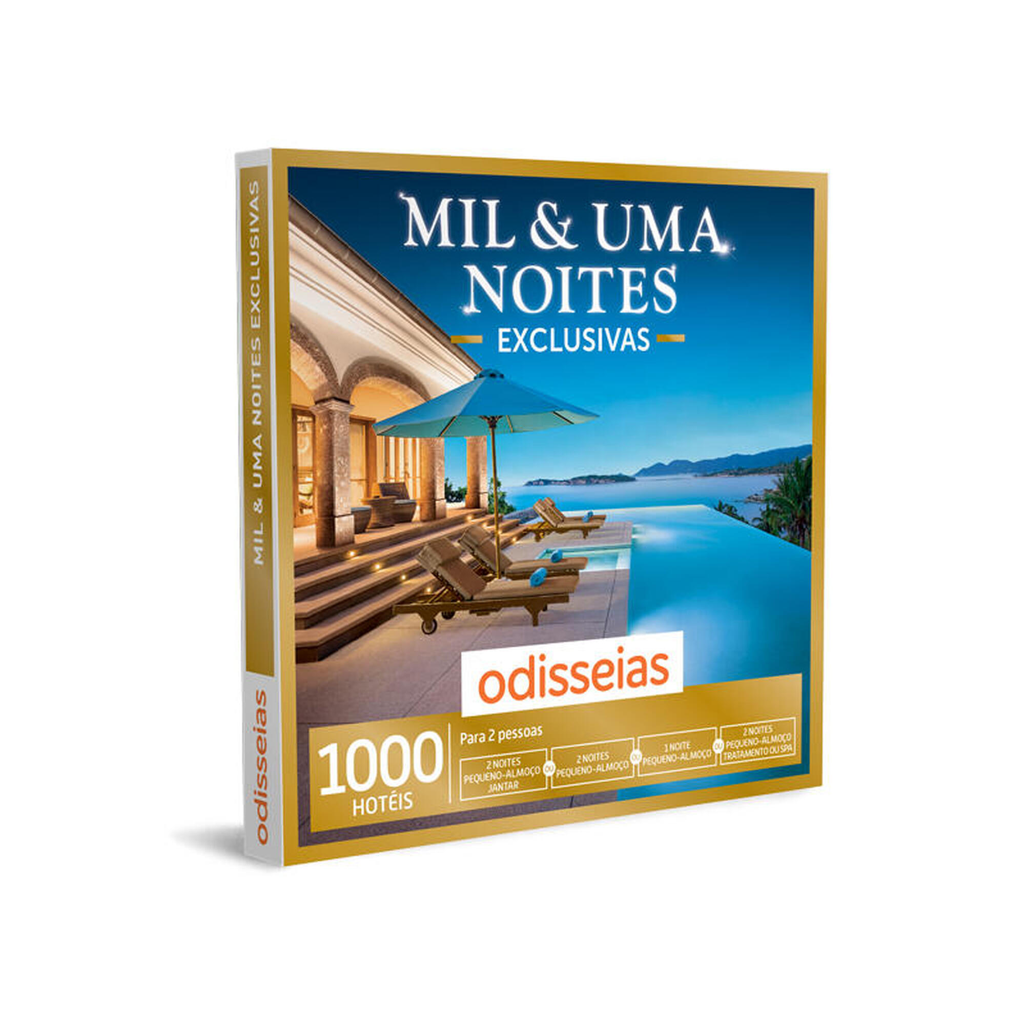 Pack Presente - Mil & Uma Noites Exclusivas - Experiência 1 ou 2 noites a dois