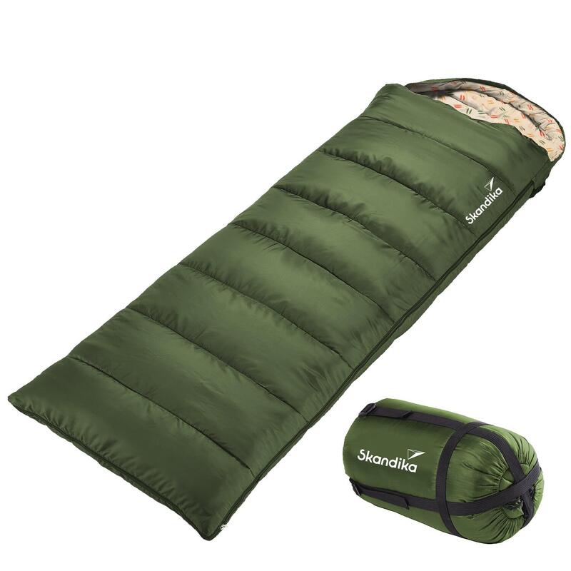 Sac de couchage Iceland rectangulaire - 3 Saisons - 220x80 cm - Zip à gauche