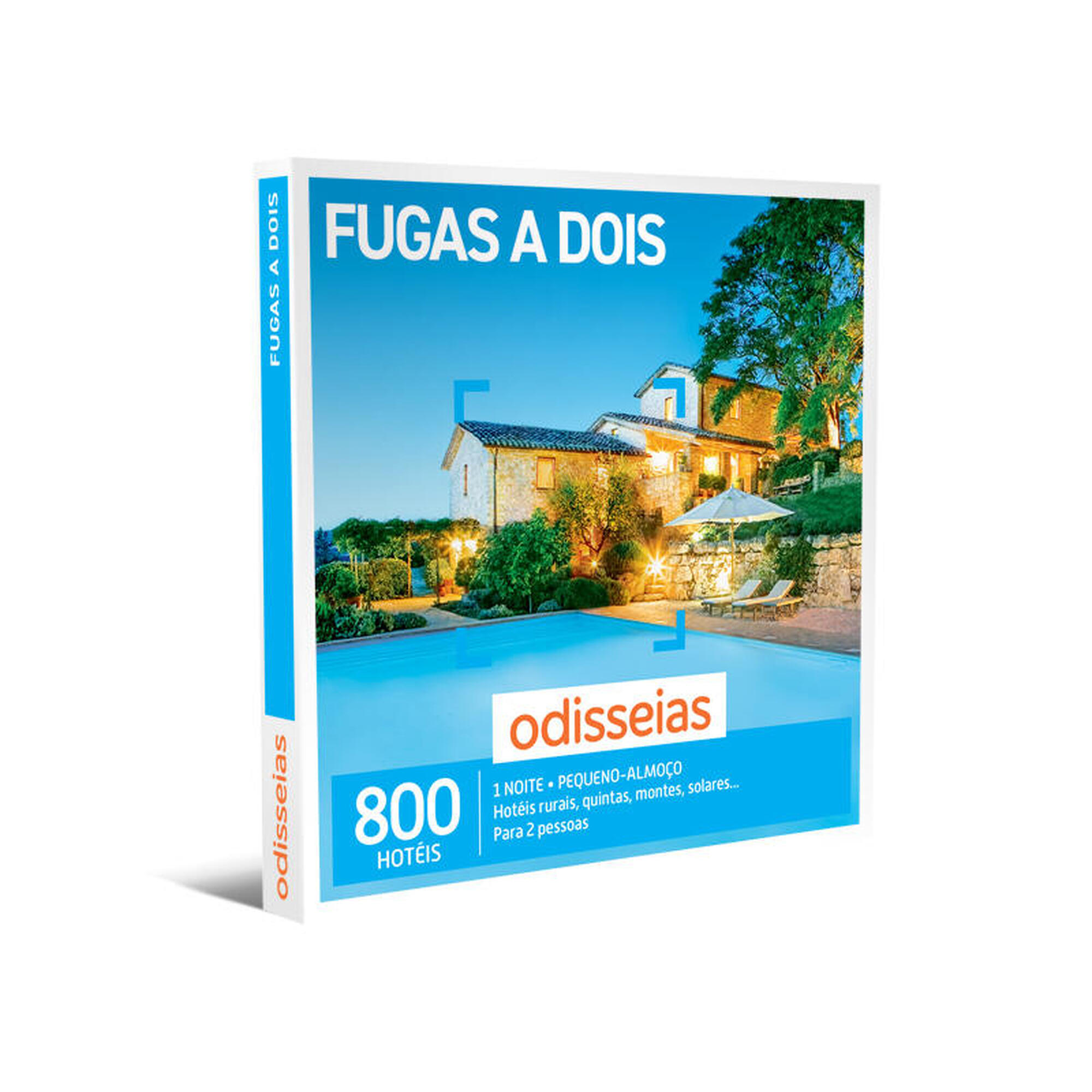 Pack Presente - Fugas a Dois - Experiência de 1 noite com peq. almoço 2 pessoas