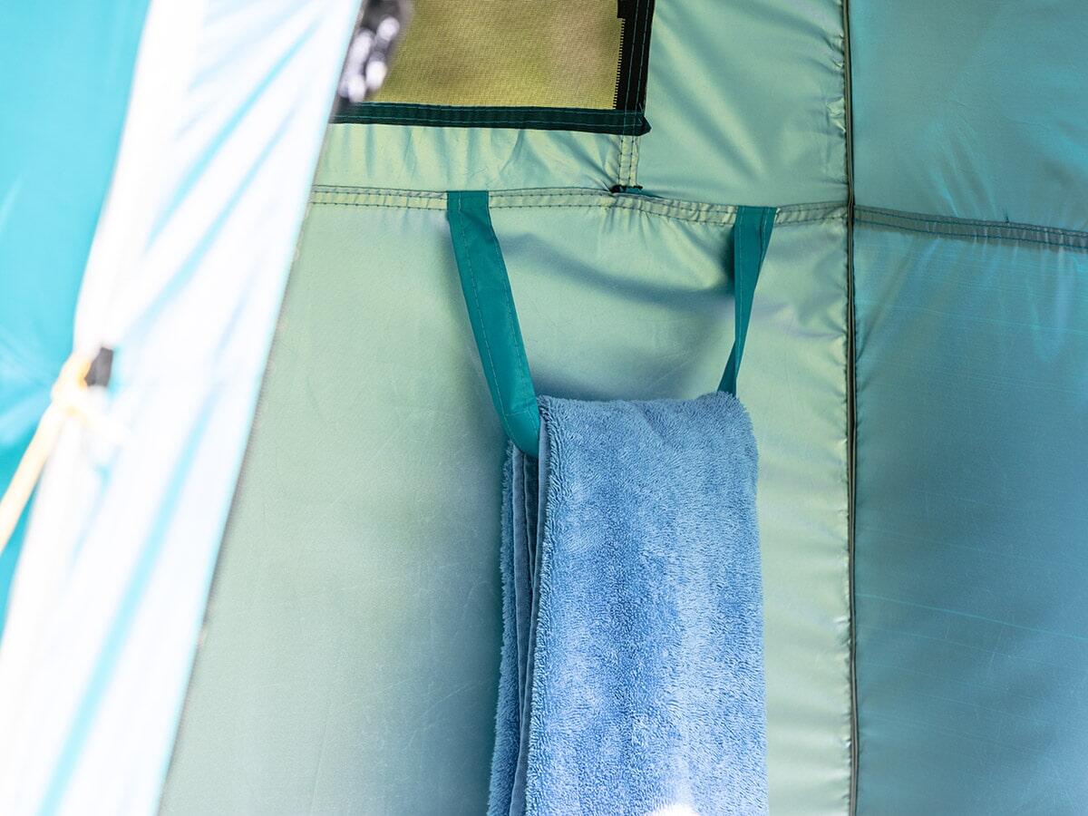 Seconde vie - Tente cabine de douche pop-up  – 210 cm de hauteur – avec fenêtre 7/7