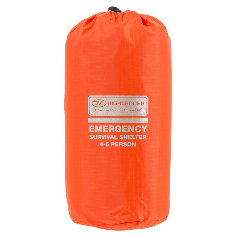 Noodtent Emergency Survival Shelter 4-5 persoons - Oranje