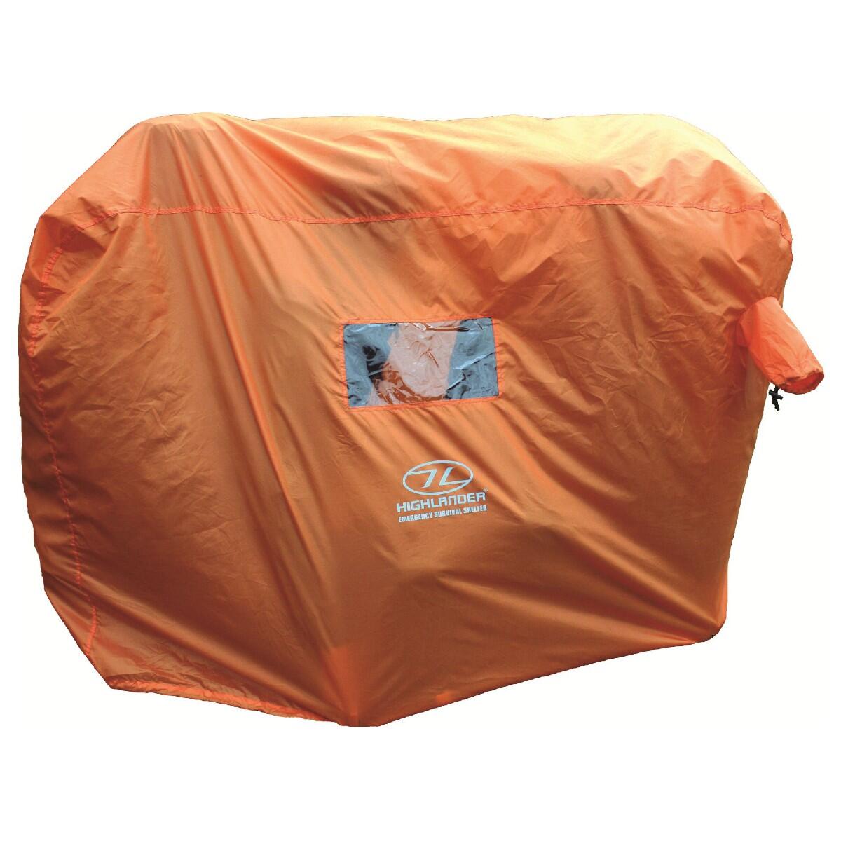 HIGHLANDER Noodtent Emergency Survival Shelter 4-5 persoons - Oranje