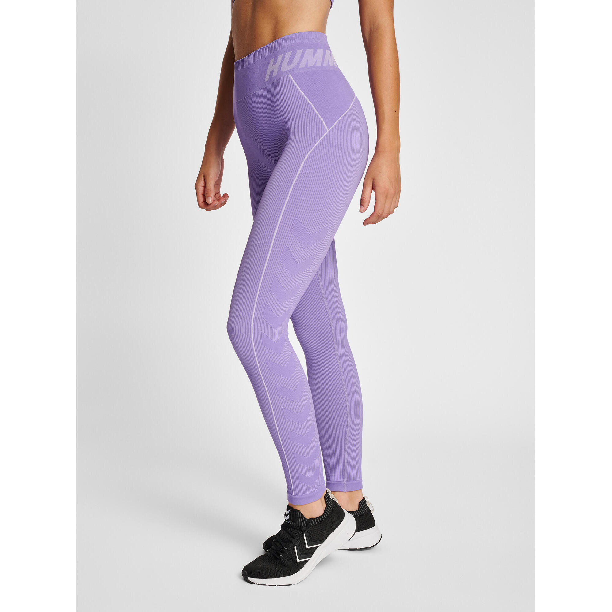 Hummel - Enfiler Collants Hmlte Christel Femme Hummel - Legging - Bleu|violet - 36 Xs - Decathlon