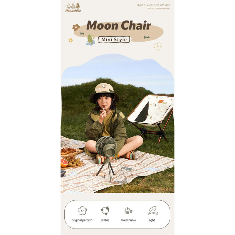YL08 MINI Folding Moon Chair - Little adventurer