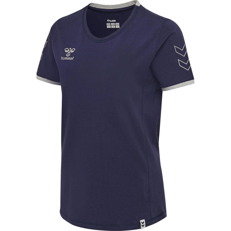 Koszulka bawełniana hummel CIMA T-SHIRT damska