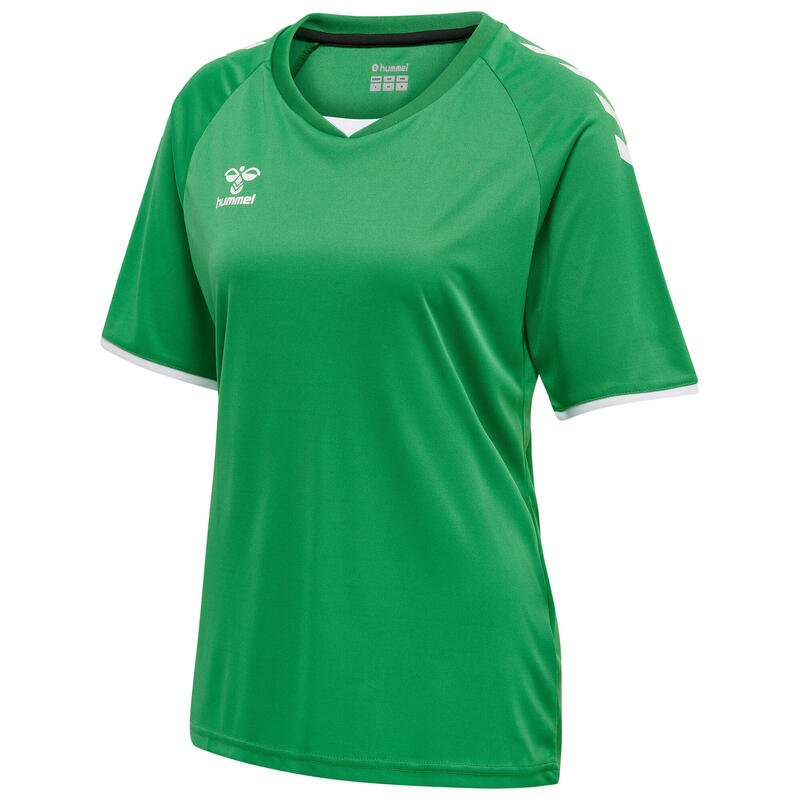 T-Shirt Hmlcore Volleybal Vrouwelijk Ademend Vochtabsorberend Hummel
