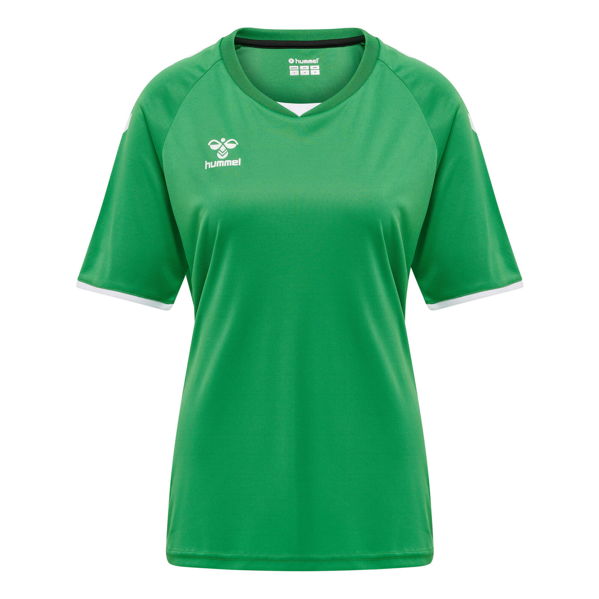 Hummel - Enfiler T-shirt Hmlcore Femme Hummel - T-shirt Manches Courtes - Blanc|vert - 52 2xl - Decathlon