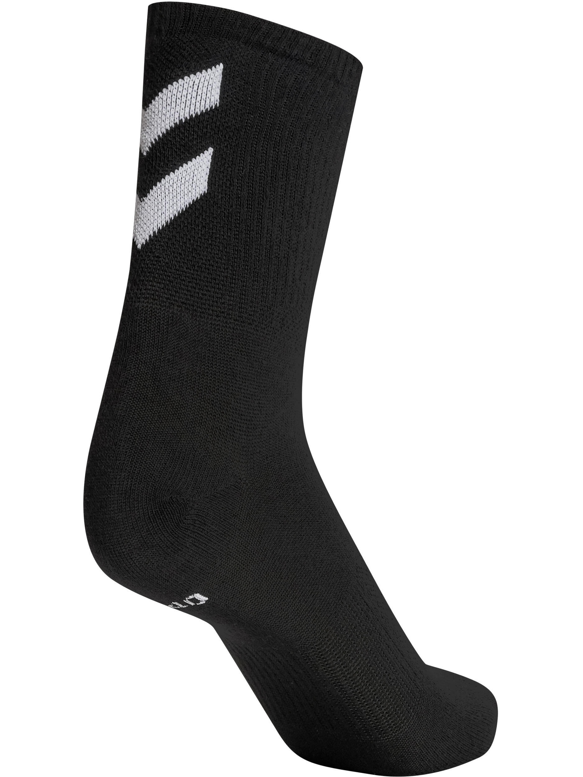 Skarpetki czarne Hummel hmlCHEVRON 6-PACK SOCKS uniwersalne 4/6
