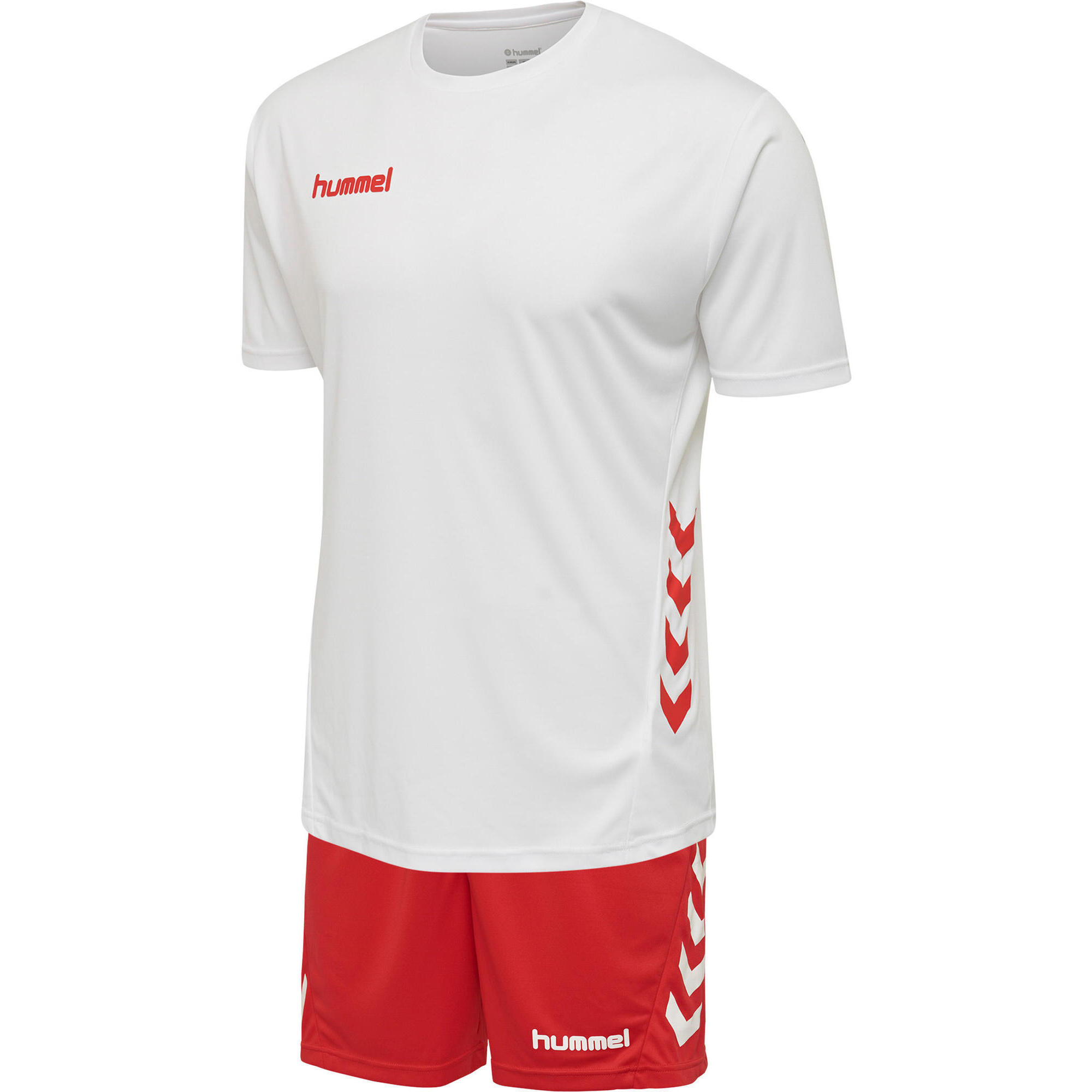 Hummel - Fermeture À Cordon Robe Hmlpromo Multisport Enfant Hummel - Tenue De Football - Blanc|rouge -  3 À 4 Ans - Decathlon