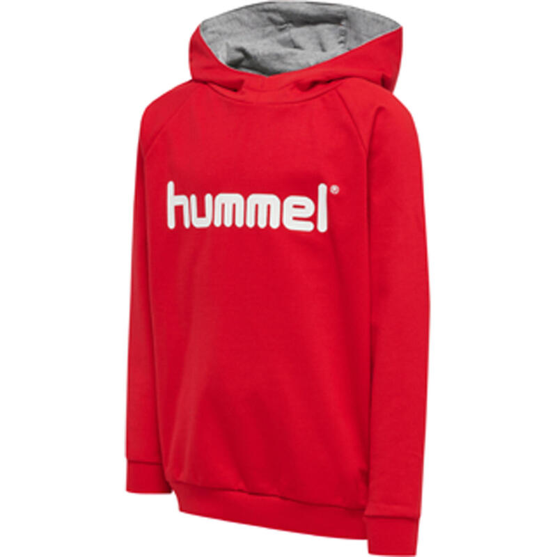 Felpa con cappuccio per bambini Hummel Cotton Logo