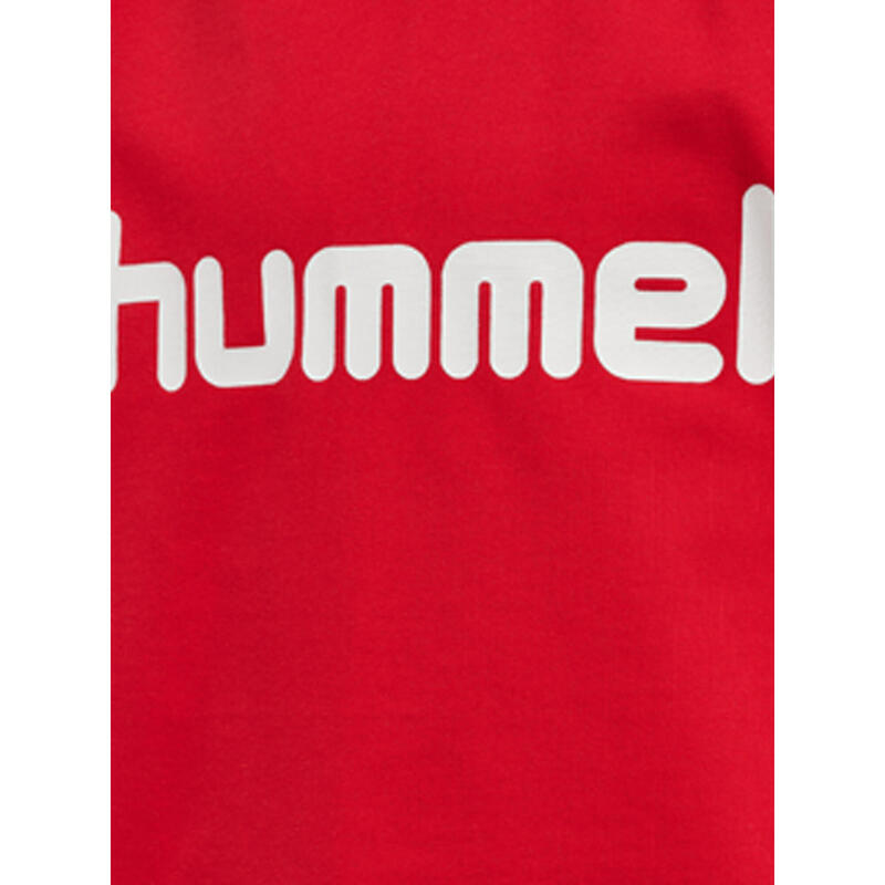 Felpa con cappuccio per bambini Hummel Cotton Logo