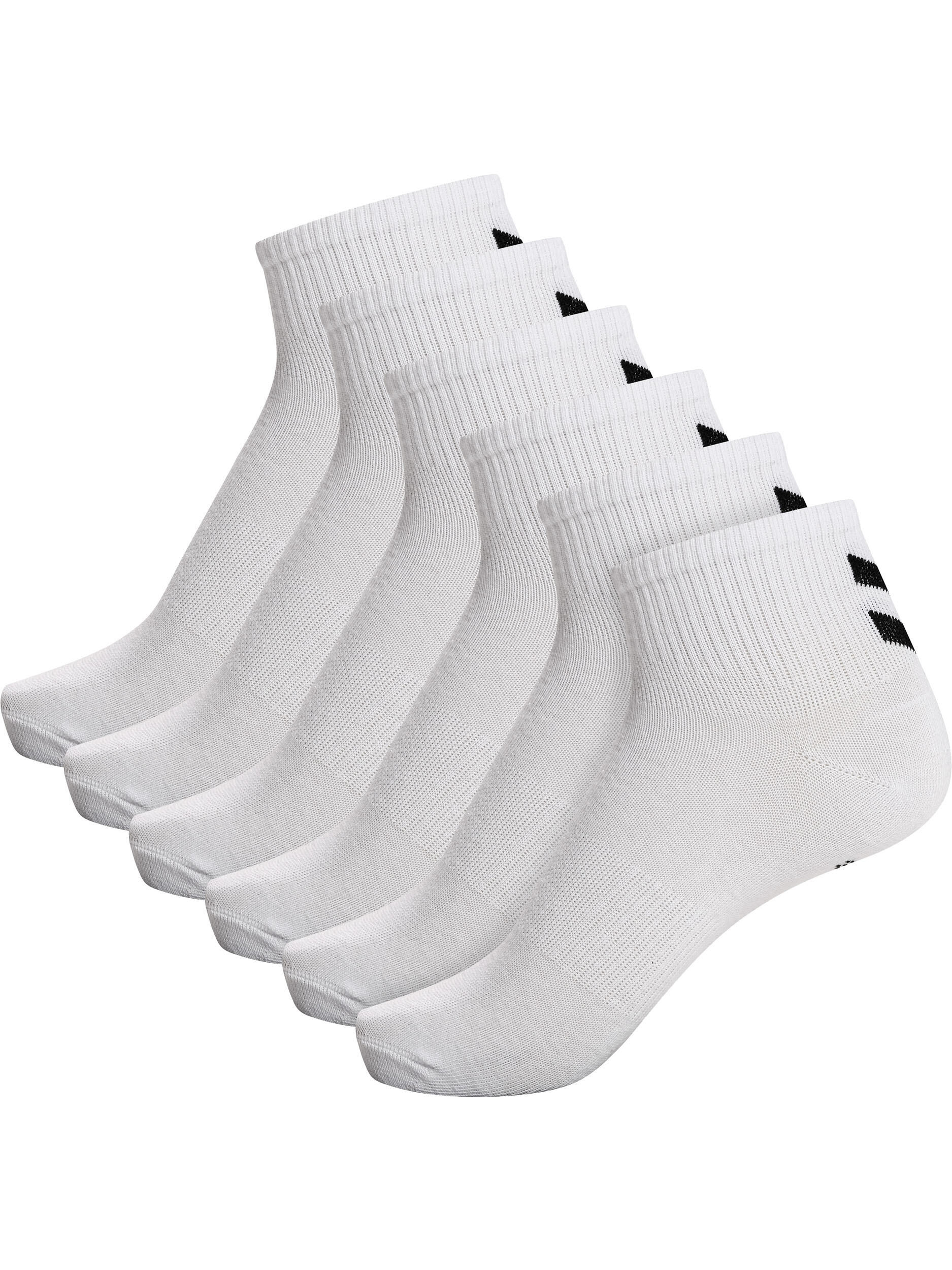 Pacote de 6 meias de meio comprimento feminino hummel hmlchevron