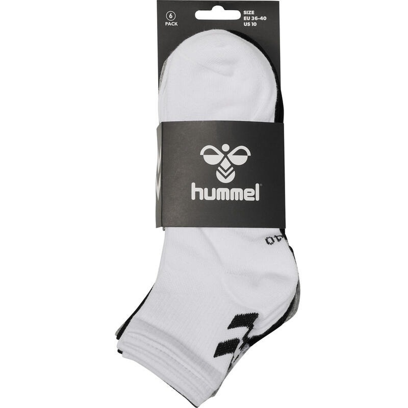 Paquete de 6 calcetines de mujer de longitud media Hummel hmlchevron