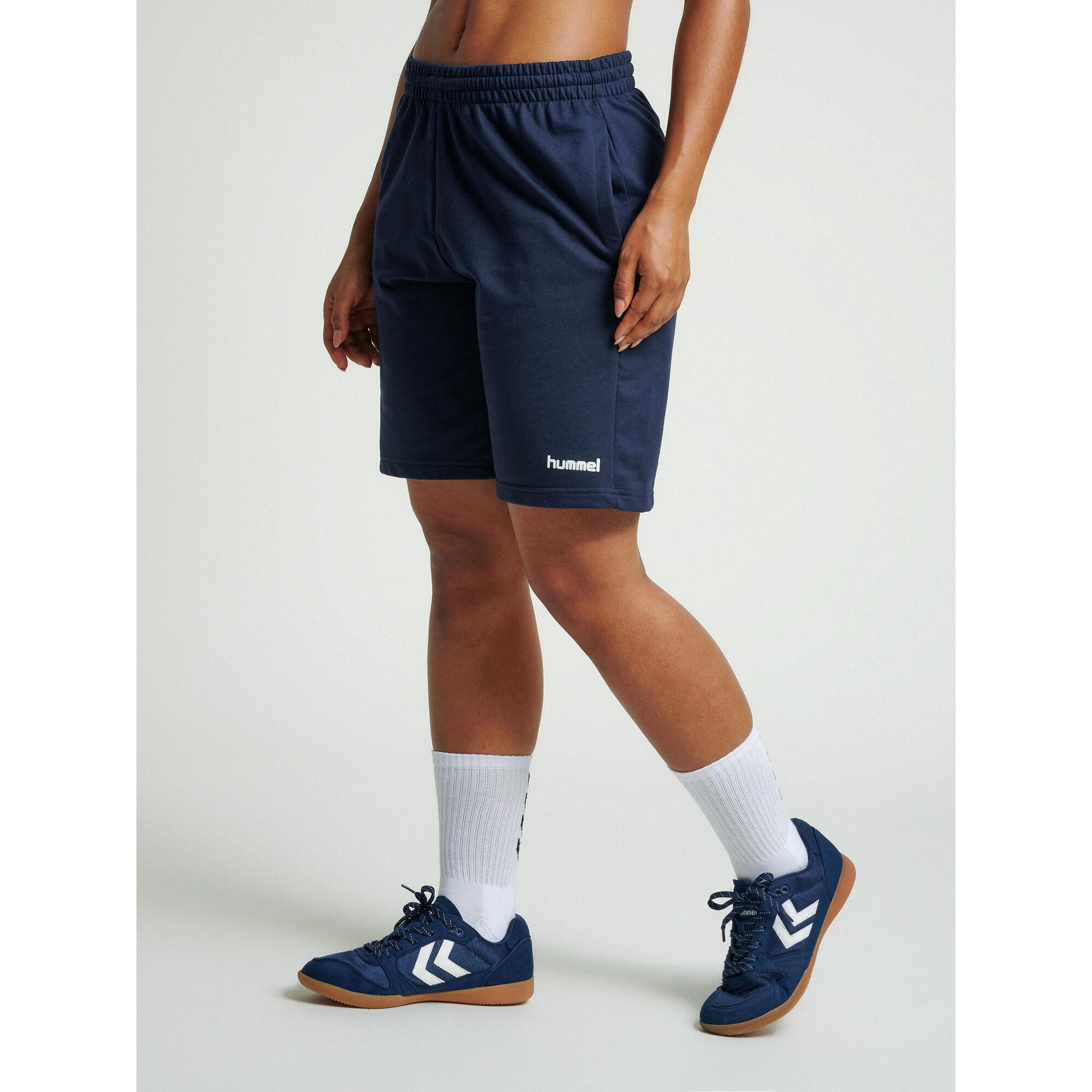 Spodenki bawełniane sportowe damskie Hummel Go Cotton Bermuda Shorts Woman