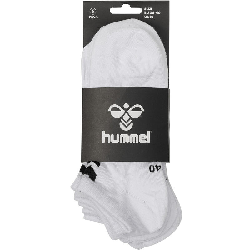 Pacote de 6 meias curtas para mulheres Hummel hmlchevron