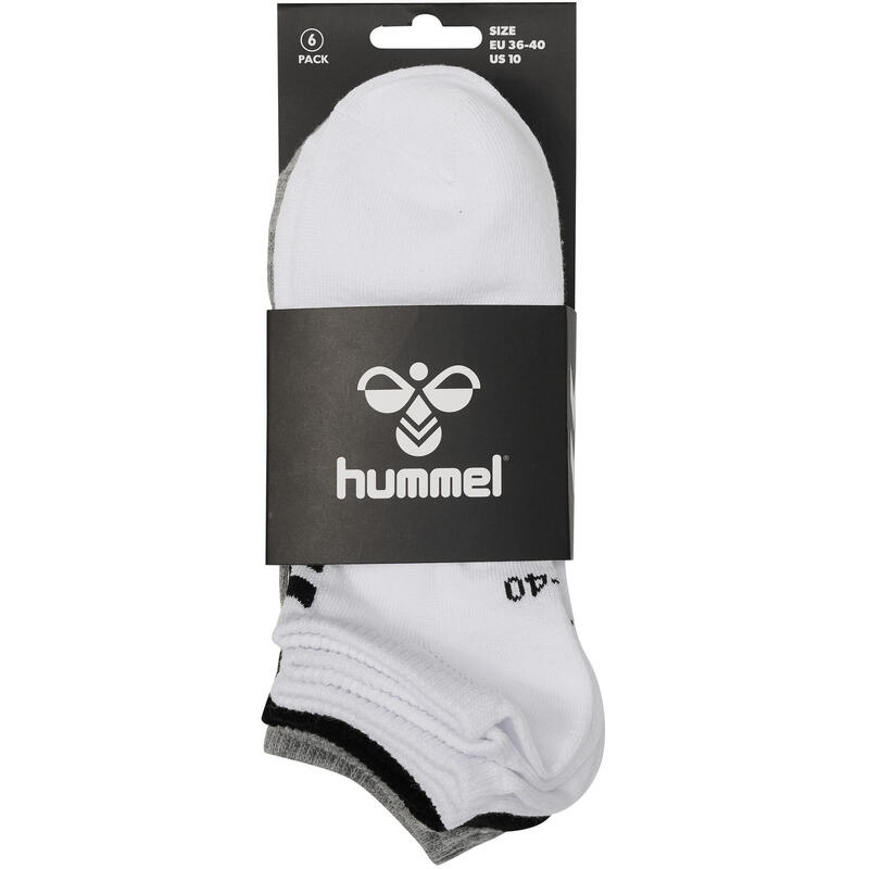 Pacote de 6 meias curtas para mulheres Hummel hmlchevron