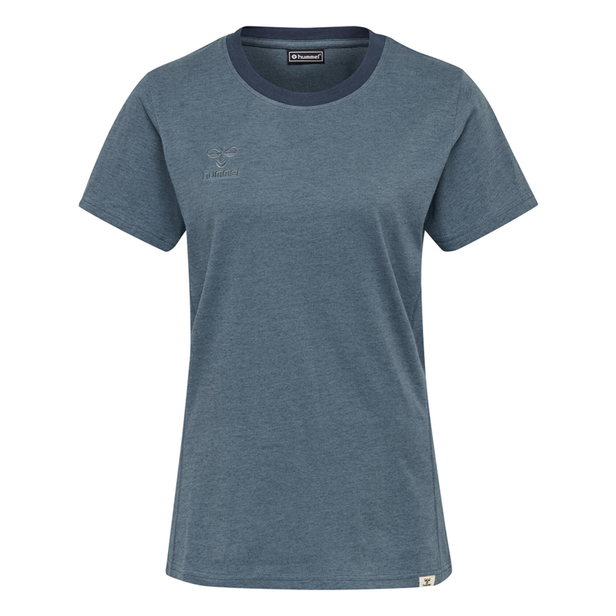 Hummel - Enfiler T-shirt Hmlmove Femme Hummel - T-shirt Manches Courtes - Bleu|turquoise - 36 Xs - Decathlon