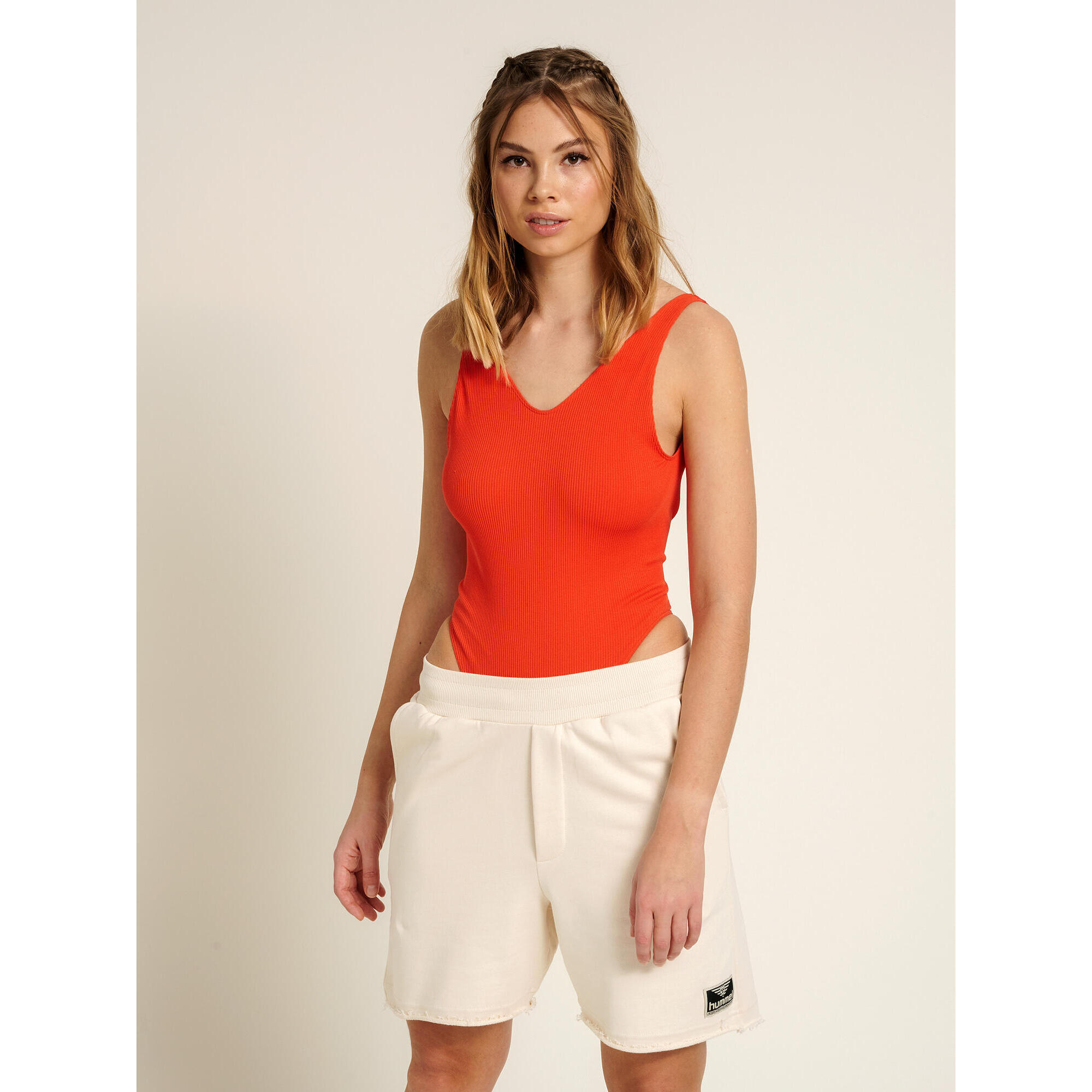 Hummel - Enfiler Pièce Unique Hmlblast Femme Hummel - Body - Blanc|noir|rose - 36 Xs - Decathlon