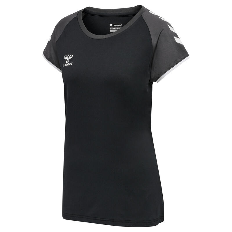 Camiseta Hmlcore Vóleibol Mujer Elástico Transpirable De Secado Rápido Hummel