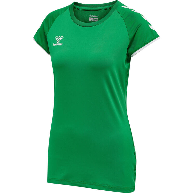 T-Shirt de manga curta para mulher Hmlcore Volley Stretch Tee Wo