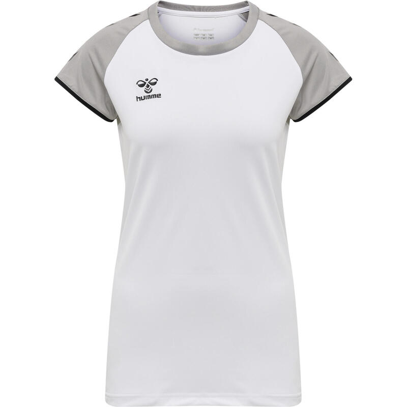 Camiseta Hmlcore Vóleibol Mujer Elástico Transpirable De Secado Rápido Hummel