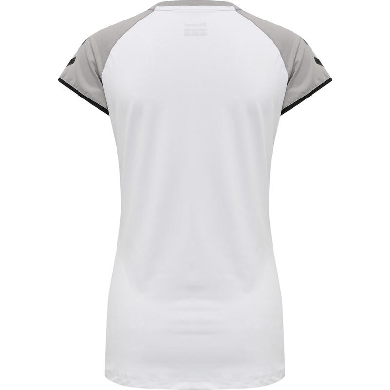 Camiseta Hmlcore Vóleibol Mujer Elástico Transpirable De Secado Rápido Hummel